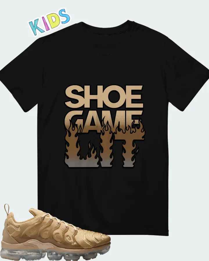 Nike Air Vapormax Plus Parachute Beige Matching Kid's T-Shirt