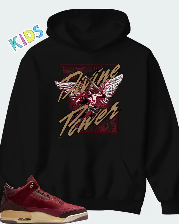 Air Jordan 3 Retro Bin23 Matching Kid's Hoodie