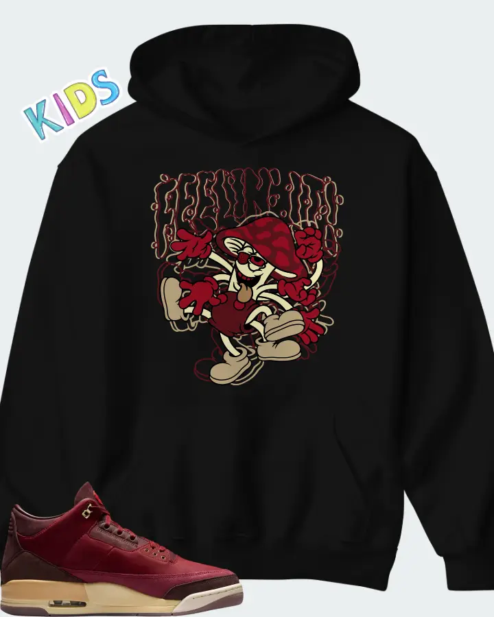 Air Jordan 3 Retro Bin23 Matching Kid's Hoodie