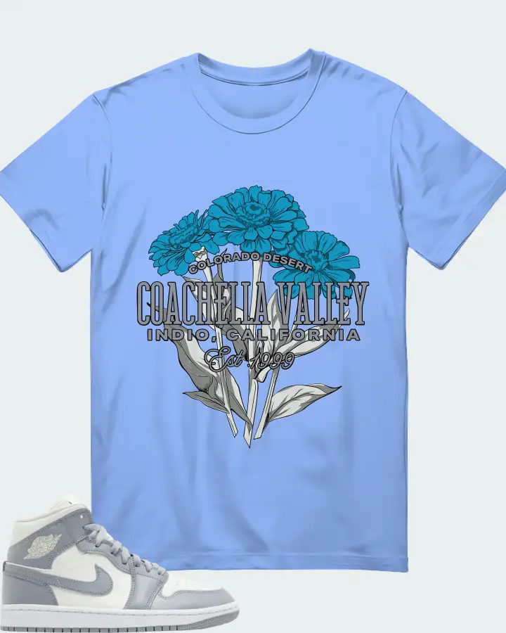 Air Jordan 1 Mid Stealth Matching T-Shirt
