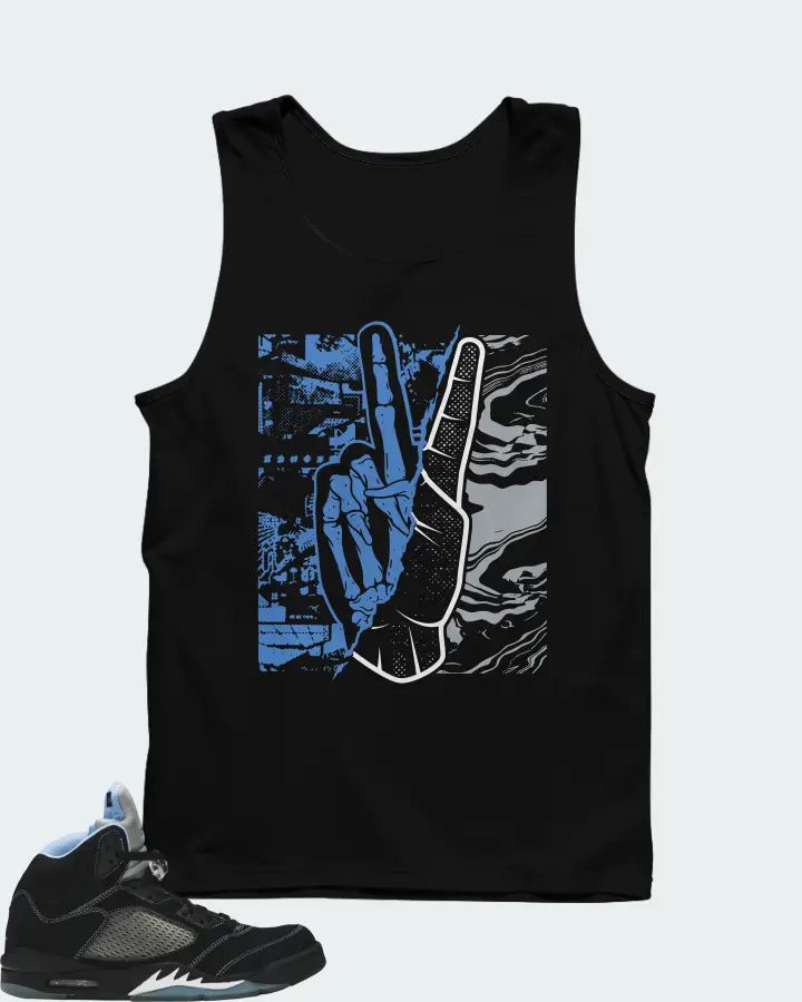 Air Jordan 5 Retro Black University Blue 2026 Matching Tank Top