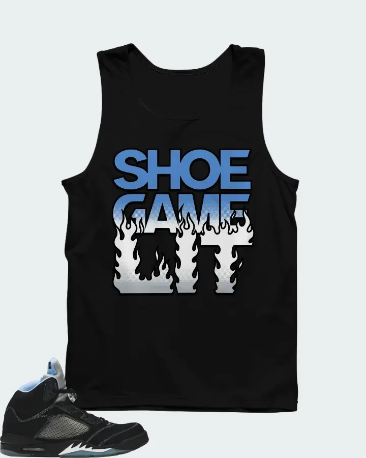 Air Jordan 5 Retro Black University Blue 2026 Matching Tank Top