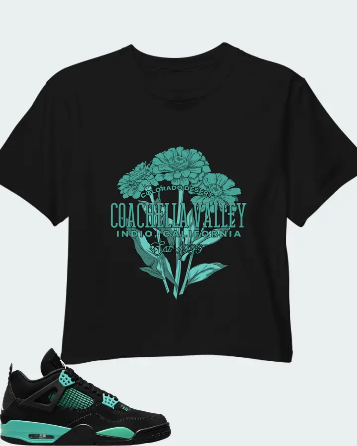 Air Jordan 4  Tiffany & Co Matching Crop Top