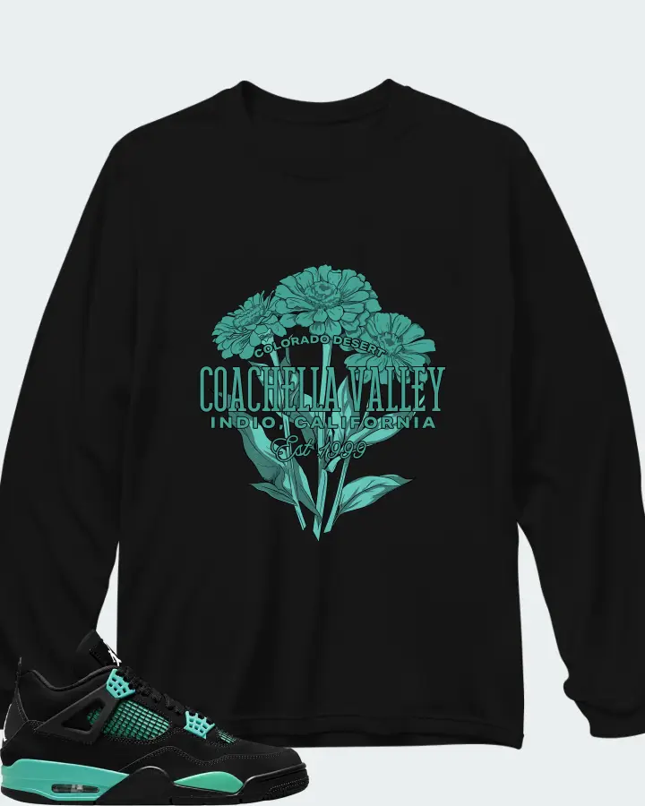 Air Jordan 4  Tiffany & Co Matching Long Sleeve T-Shirt