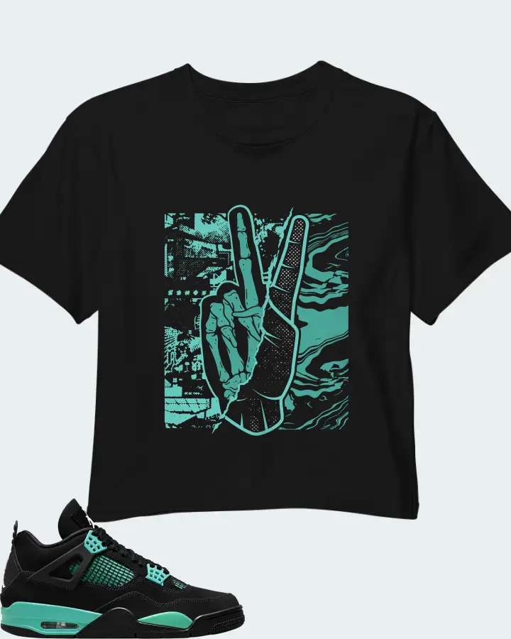 Air Jordan 4  Tiffany & Co Matching Crop Top