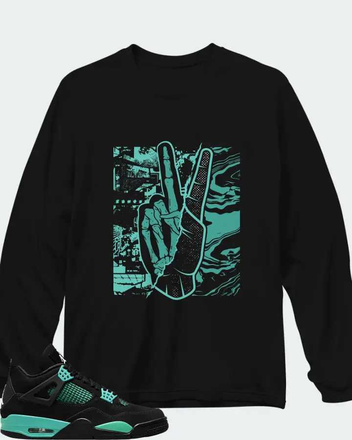 Air Jordan 4  Tiffany & Co Matching Long Sleeve T-Shirt
