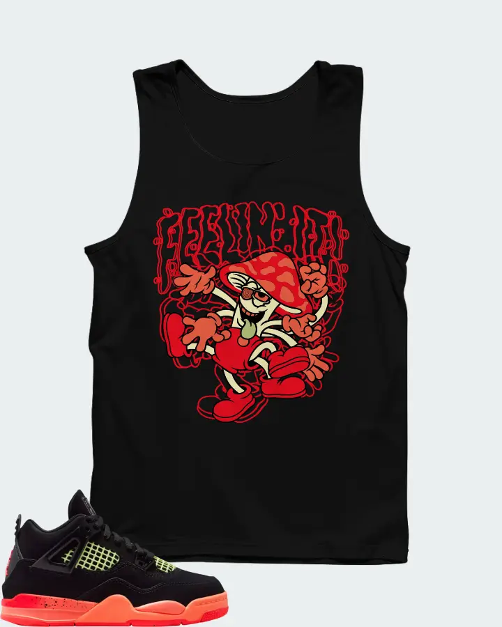Air Jordan 4 Retro Black Infrared 23 Matching Tank Top