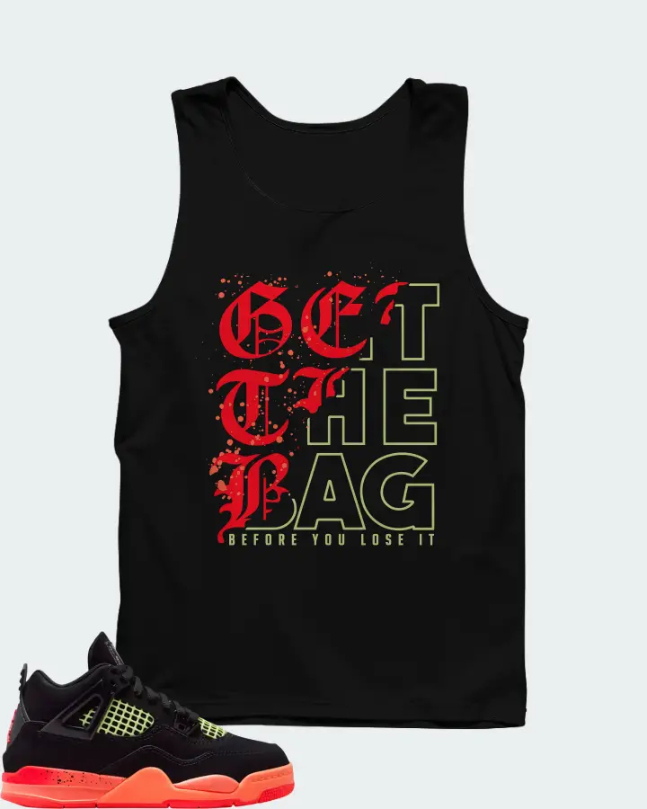 Air Jordan 4 Retro Black Infrared 23 Matching Tank Top