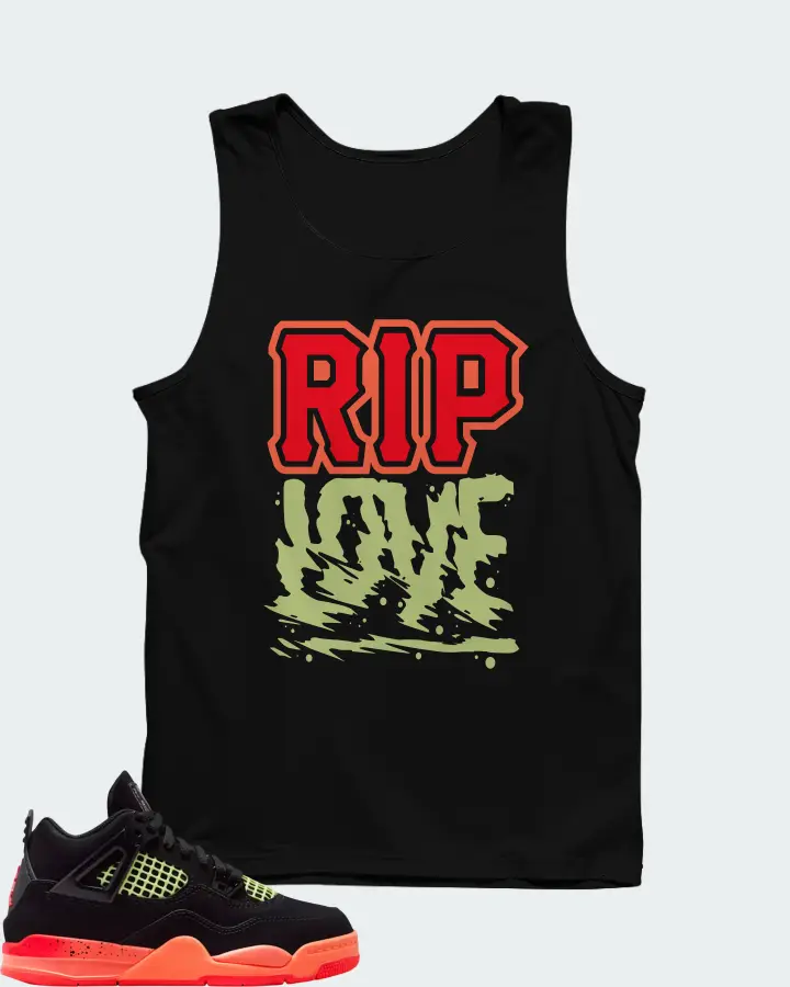 Air Jordan 4 Retro Black Infrared 23 Matching Tank Top