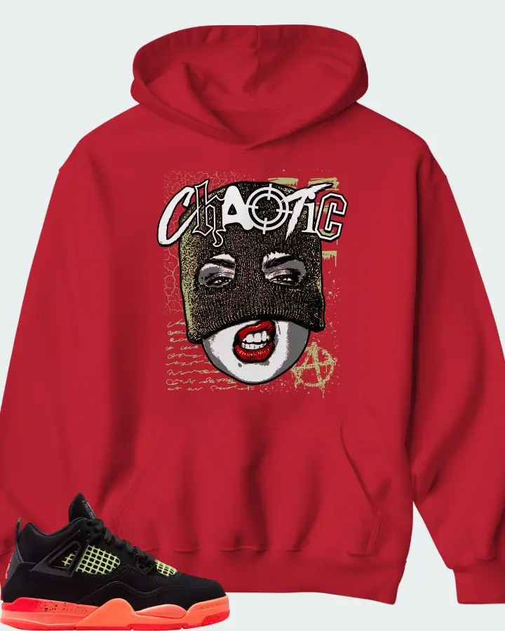 Air Jordan 4 Retro Black Infrared 23 Matching Hoodie