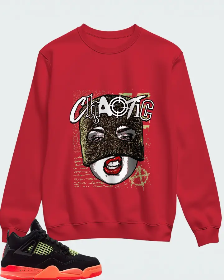Air Jordan 4 Retro Black Infrared 23 Matching Sweatshirt