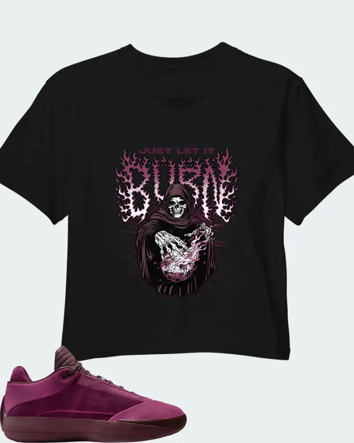 Air Jordan 40 EP Bordeaux Matching Crop Top
