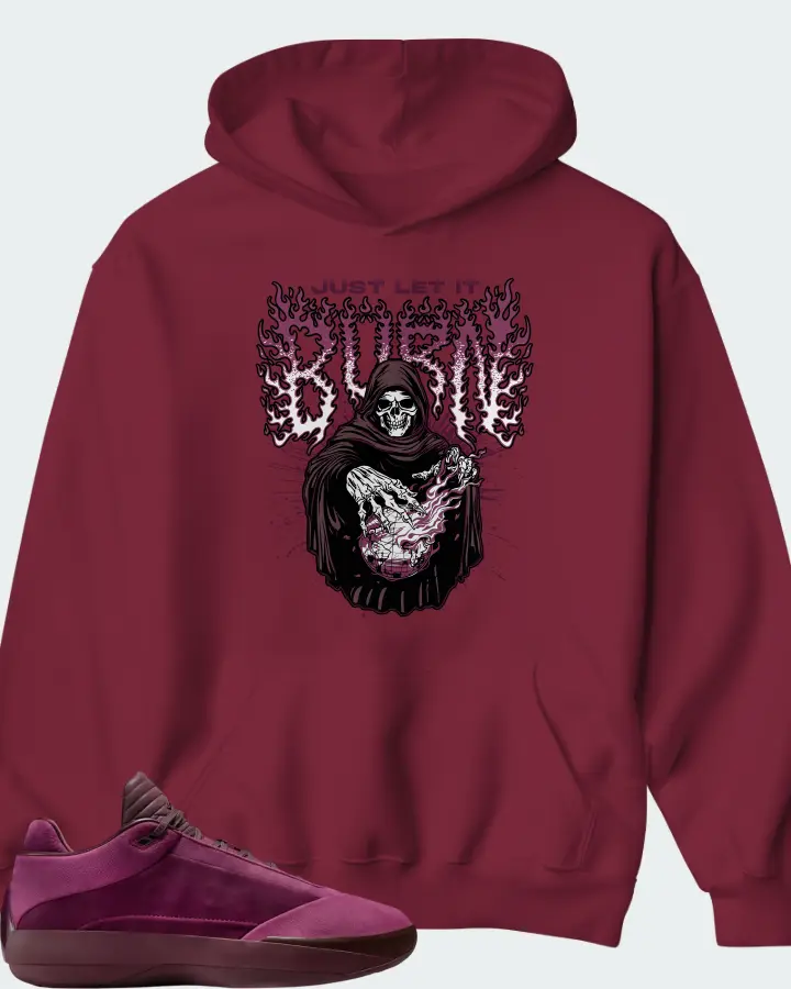Air Jordan 40 EP Bordeaux Matching Hoodie