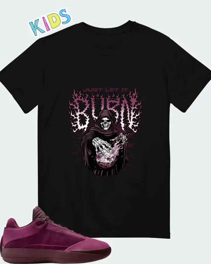 Air Jordan 40 EP Bordeaux Matching Kid's T-Shirt
