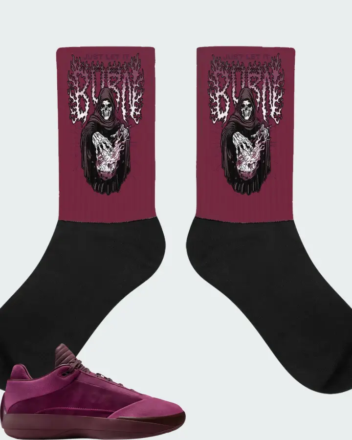 Air Jordan 40 EP Bordeaux Matching Socks