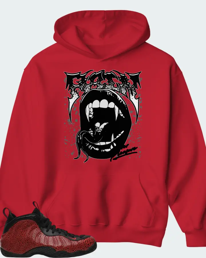 Nike Air Foamposite One Cracked Lava Matching Hoodie