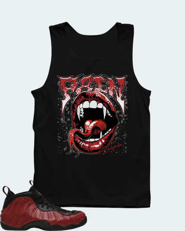 Nike Air Foamposite One Cracked Lava Matching Tank Top