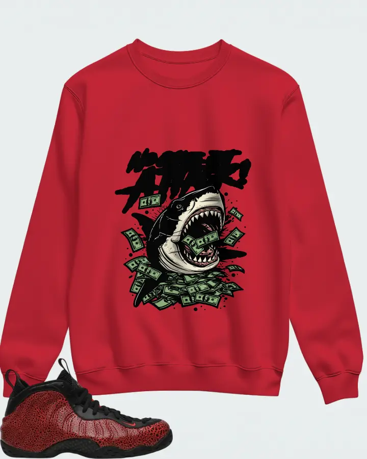Nike Air Foamposite One Cracked Lava Matching Sweatshirt