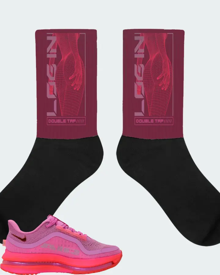 Socks in Maroon