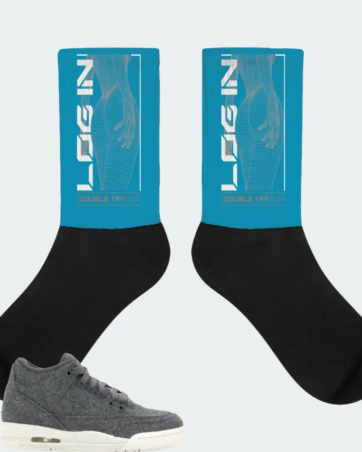 Socks in Aqua