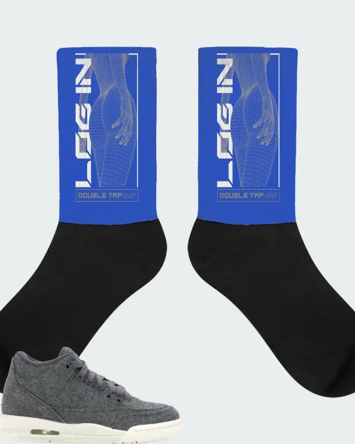 Socks in Royal Blue