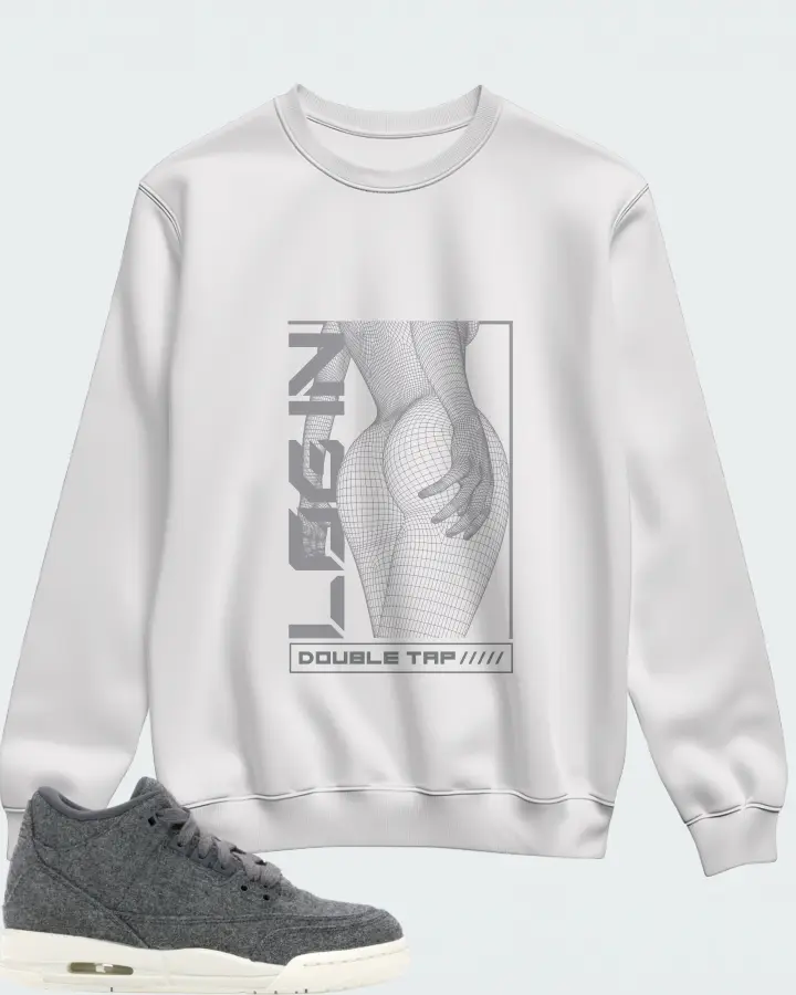Sweatshirt in White