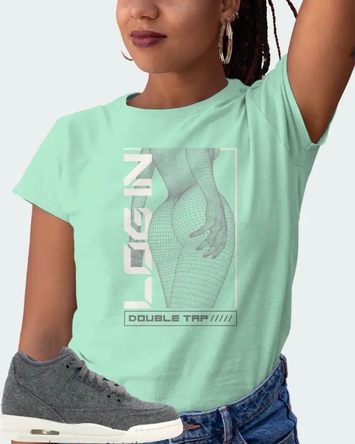 Jordan 3 Retro Sneaker Matching Mint T-Shirt (LOGIN) - View 5