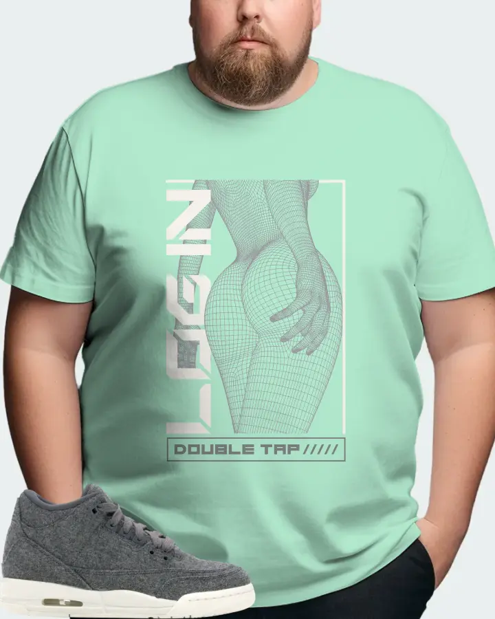 Jordan 3 Retro Sneaker Matching Mint T-Shirt (LOGIN) - View 8
