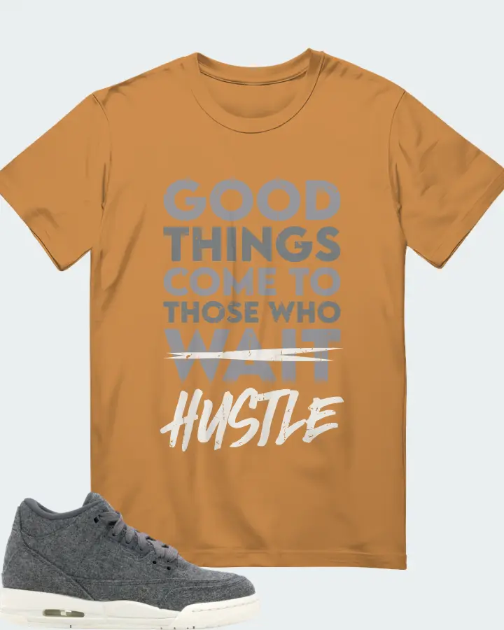 Jordan 3 Retro Sneaker Matching Toast T-Shirt - Good Things Come