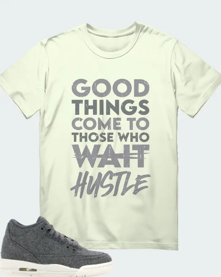 Jordan 3 Retro Sneaker Matching Citron Gildan T-Shirt - Good Things Come