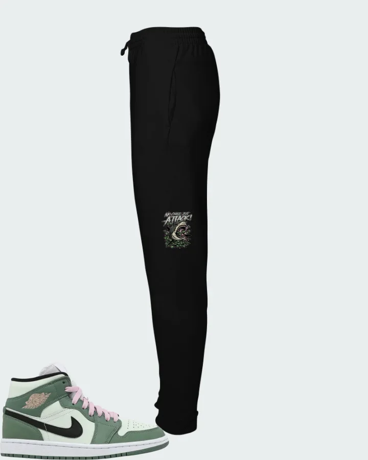 Air Jordan 1 Mid SE Dutch Green Matching Joggers
