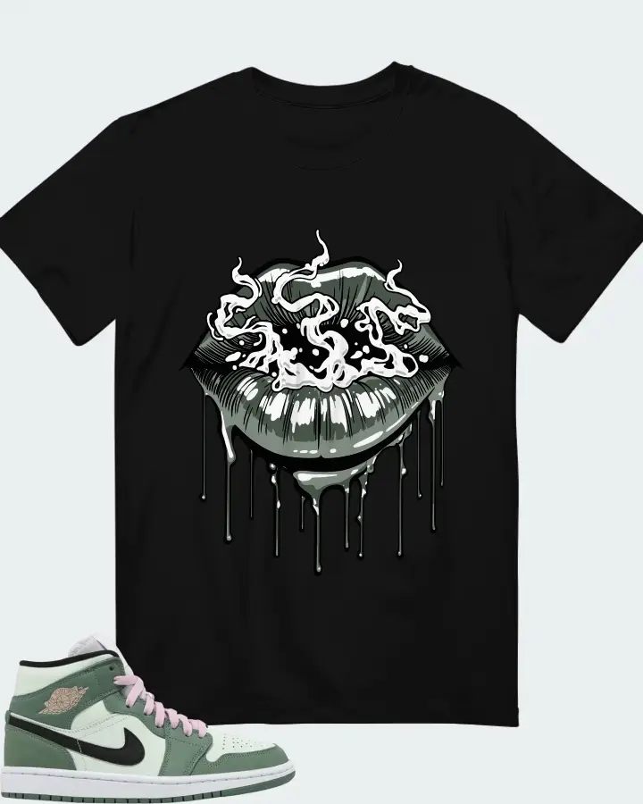 Air Jordan 1 Mid SE Dutch Green Matching T-Shirt