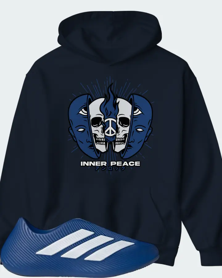 adidas Purechill Runner Royal Blue White Matching Hoodie