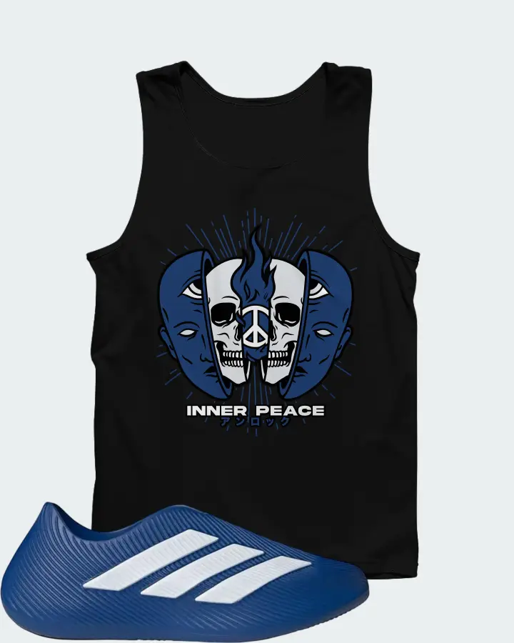 adidas Purechill Runner Royal Blue White Matching Tank Top