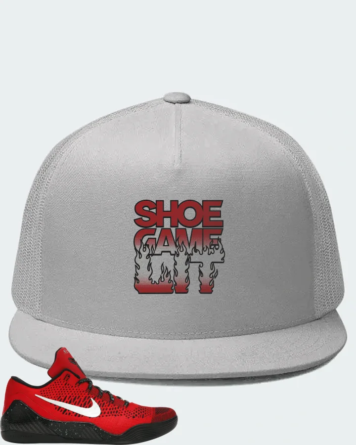 Nike Kobe 9 Elite Low Sneaker Matching White Hat - Shoe Game Lit Refreshed