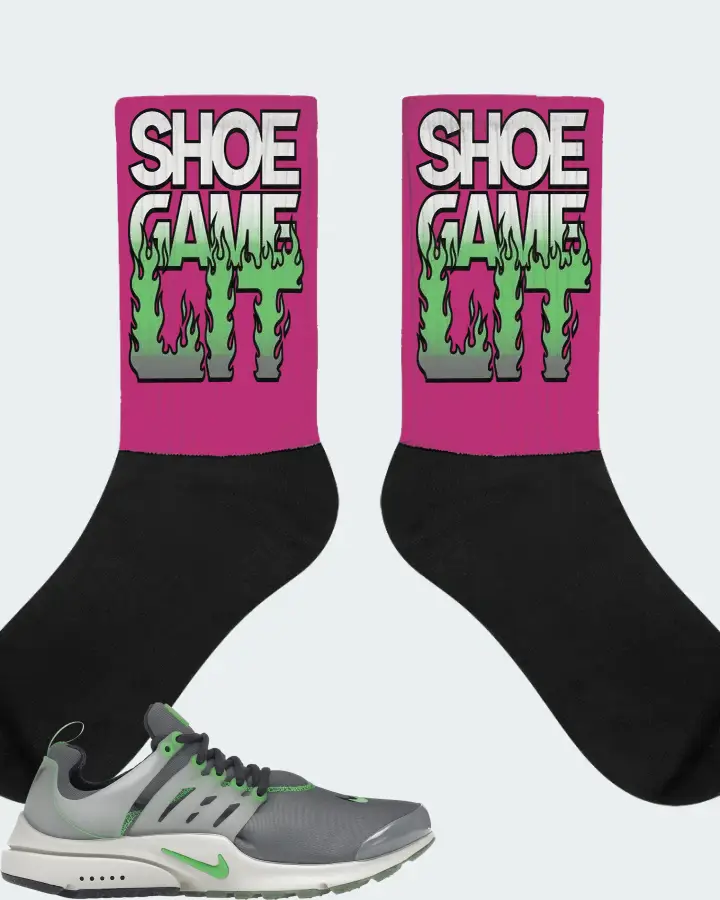 Nike Air Presto PRM Sneaker Matching Berry Socks - Shoe Game Lit Refreshed
