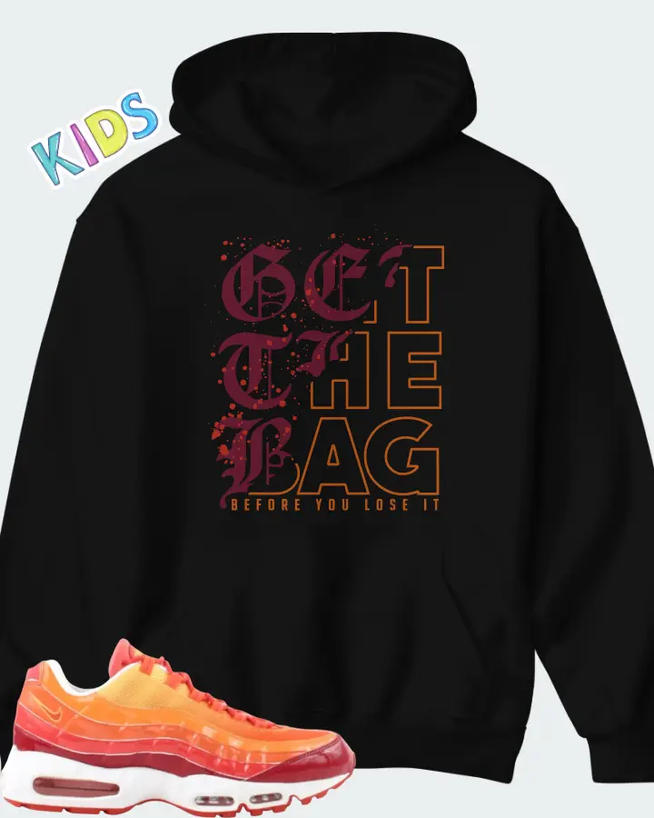 Nike Air Max 95 Fantastic 4 Human Torch Matching Kid's Hoodie