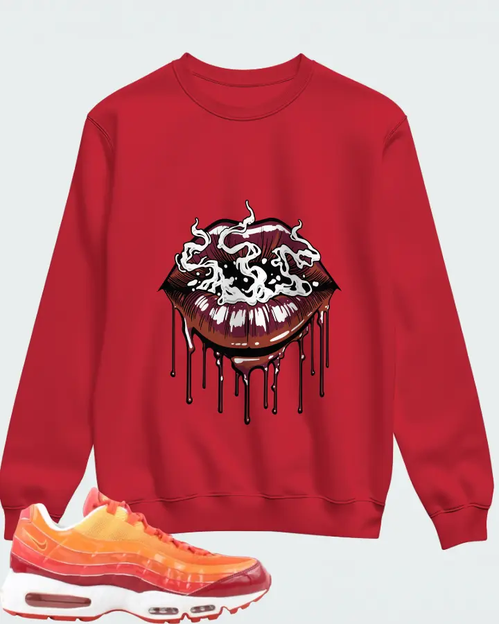 Nike Air Max 95 Fantastic 4 Human Torch Matching Sweatshirt