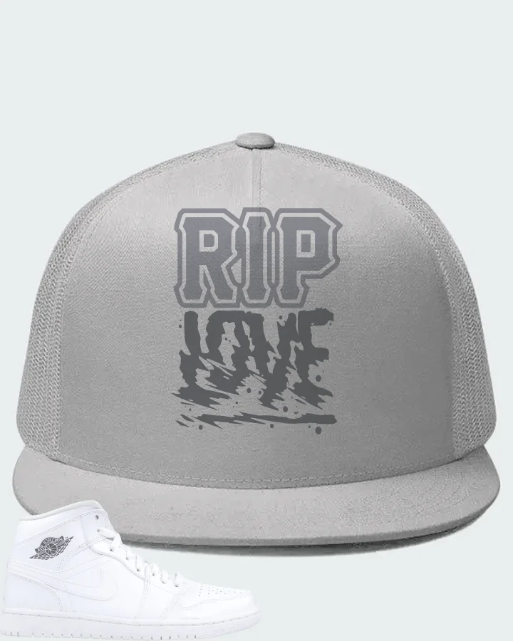 Air Jordan 1 Mid Cool Grey Matching Hat