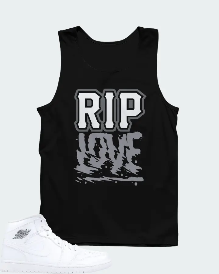 Air Jordan 1 Mid Cool Grey Matching Tank Top