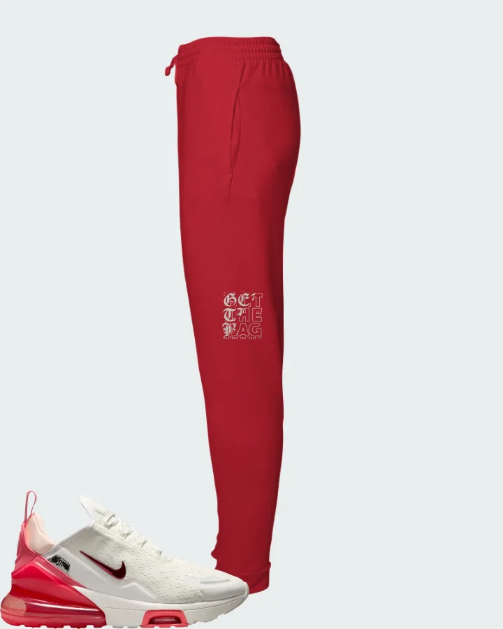 Nike Air Max 270 Premium Sail Sea Coral Matching Joggers