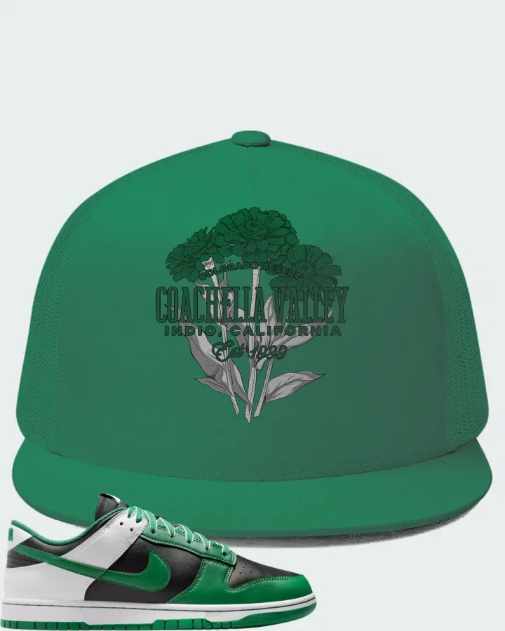 Nike Dunk Low Retro Black White Clover Matching Hat