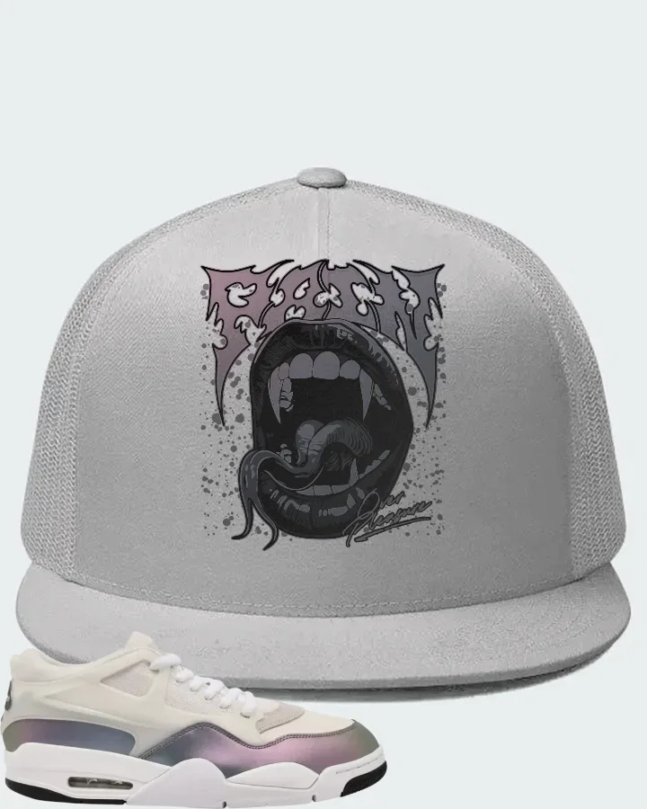Jordan 4 RM Phantom Black White Matching Hat