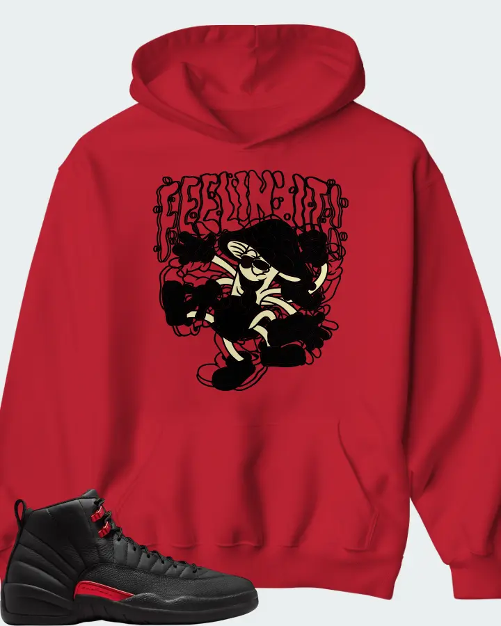 Air Jordan 12 Retro Bloodline Matching Hoodie