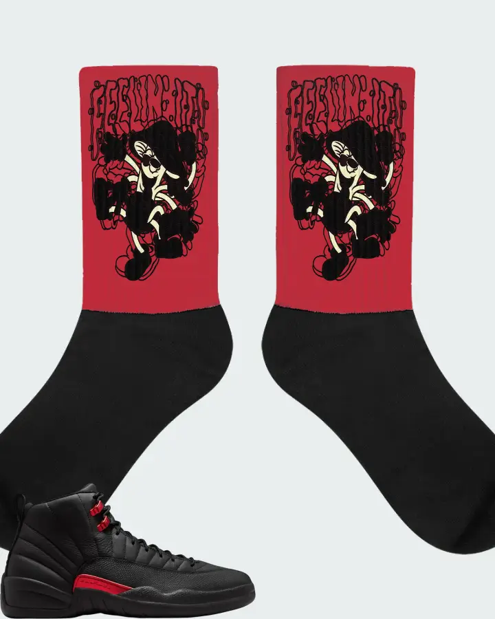 Air Jordan 12 Retro Bloodline Matching Socks