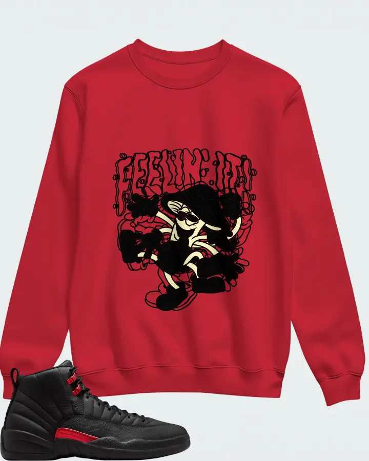 Air Jordan 12 Retro Bloodline Matching Sweatshirt