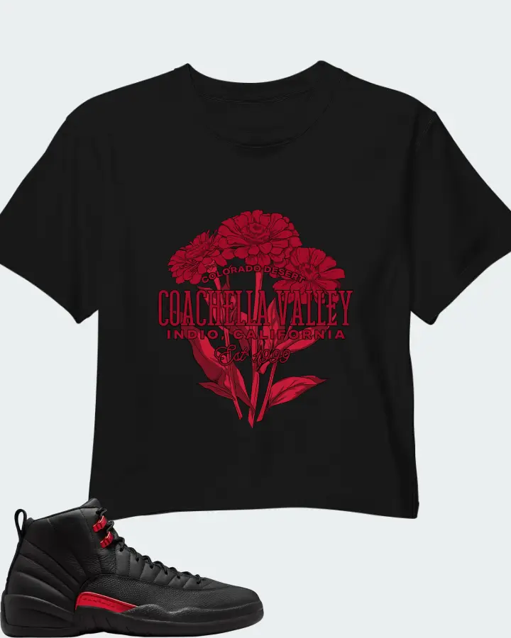 Air Jordan 12 Retro Bloodline Matching Crop Top