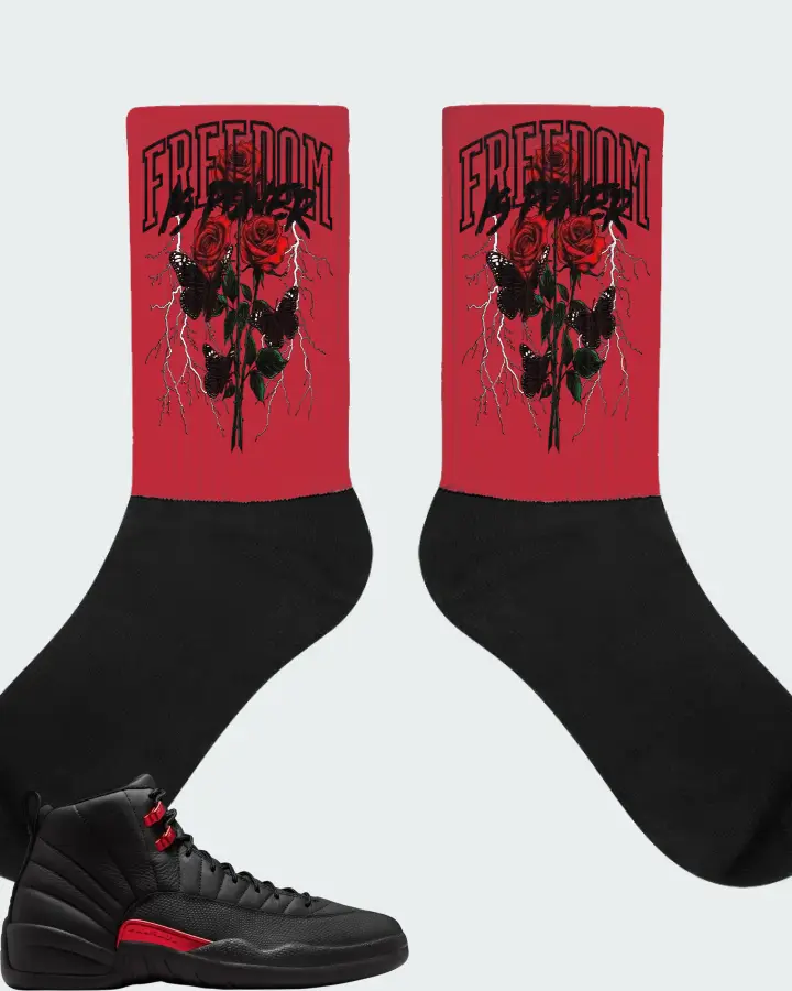 Air Jordan 12 Retro Bloodline Matching Socks