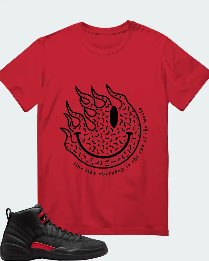 Air Jordan 12 Retro Bloodline Matching T-Shirt