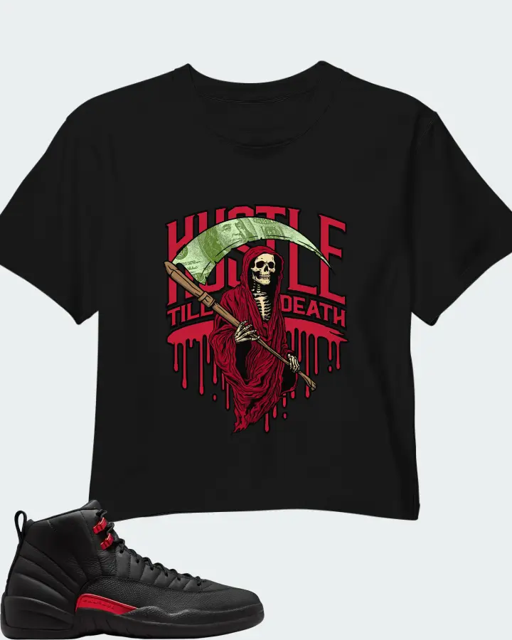 Air Jordan 12 Retro Bloodline Matching Crop Top
